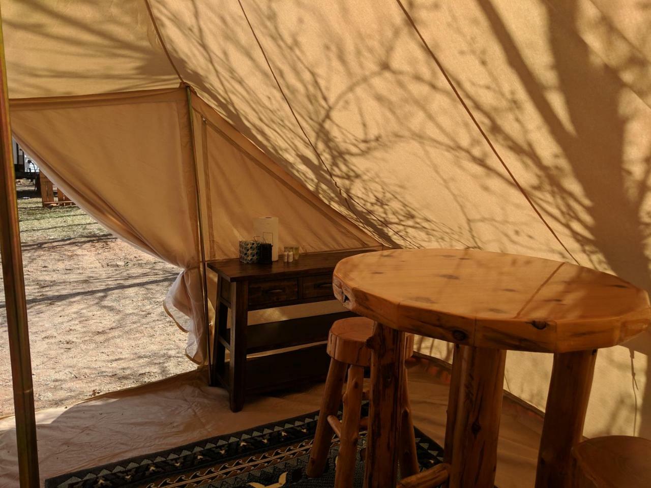 Funstays Glamping Setup Tent In Rv Park #6 Ok-T6 Moab Εξωτερικό φωτογραφία
