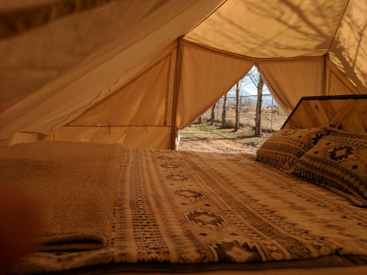 Funstays Glamping Setup Tent In Rv Park #6 Ok-T6 Moab Εξωτερικό φωτογραφία